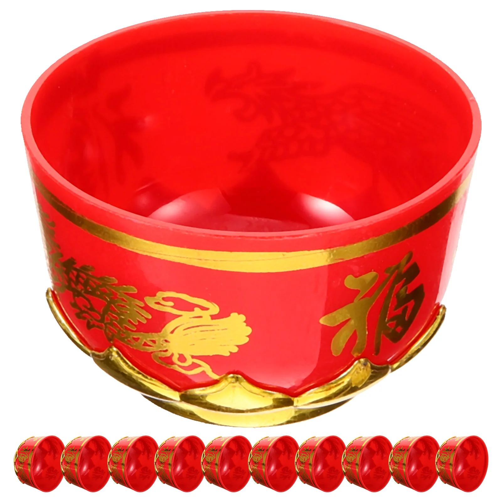 

24pcs Decorative Holy Water Cup Auspicious Offering Bowl Multi-functional Storage Cup