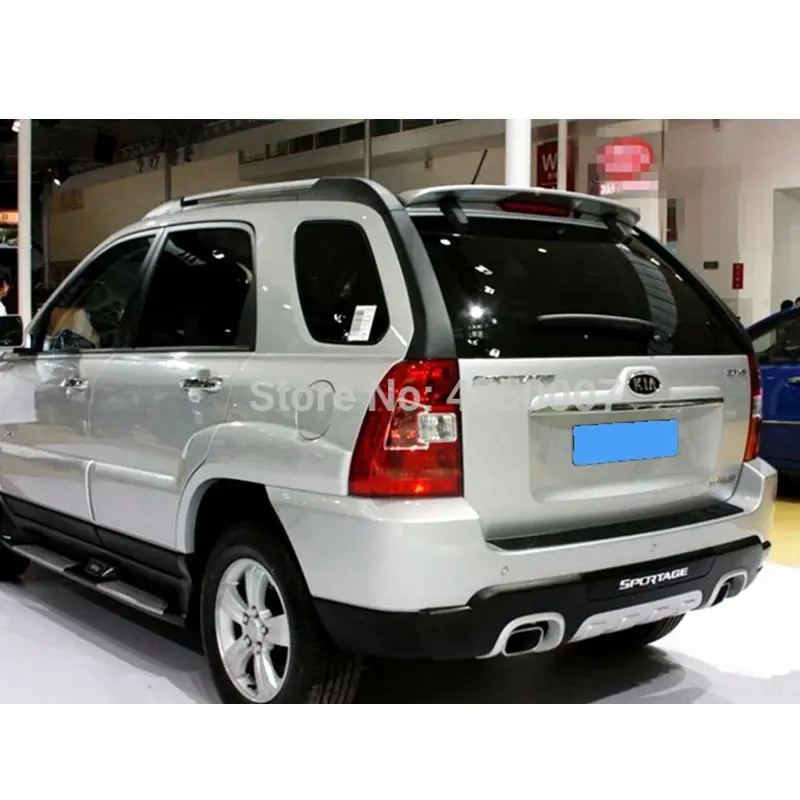 

For Kia Sportage Spoiler High Quality ABS Material Car Rear Wing Primer Color Rear Spoiler For Kia Sportage Spoiler 2007-2013