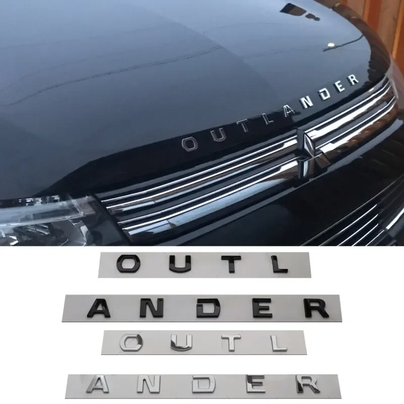 

ABS для Outlander 2023 2021 Lancer 9 10 Pajero Xpander хромированная эмблема значок наклейки аксессуары