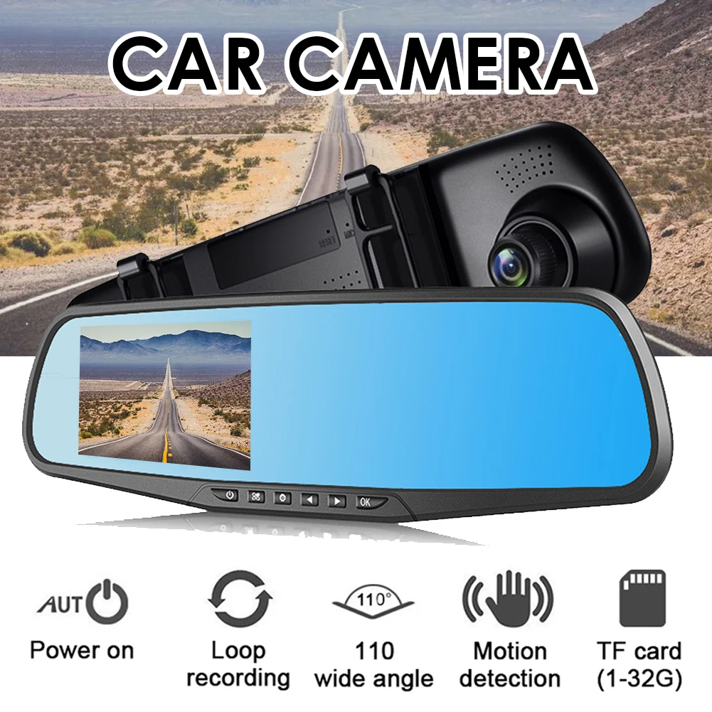 

Universal Dash Cam 3.5" LCD Screen 110° Wide Angle Driving Car Recorder Motion Dection, Loop Recording, Support 32GB Max