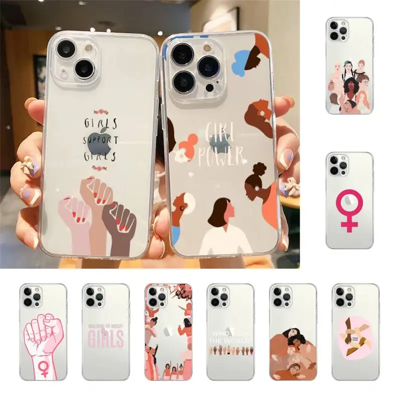 

Feminist Feminism Aesthetics Girl Power Phone Case For Iphone 8 Plus X Xr Xs 11 12 13 Se2020 Mini Mobile Iphones 14 Pro Max Case