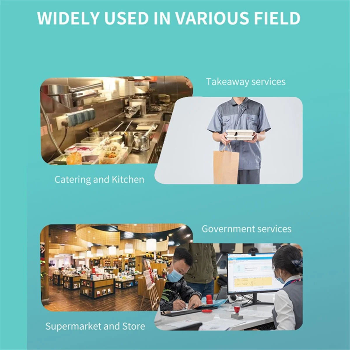 80 мм термопринтер чеков автоматический резак ресторан кухня POS USB