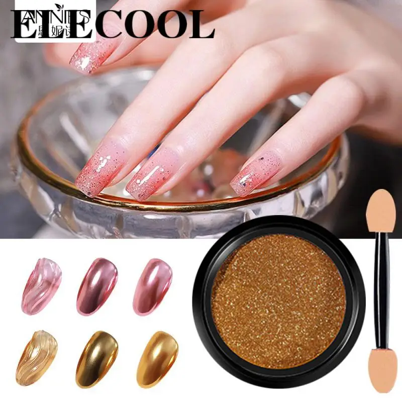 

Gold Aurora Powder 2g Easy To Extend Easy To Remove Lasting Semipermanent Diy Nails Nail Polish Rubber Natural Easy To Apply
