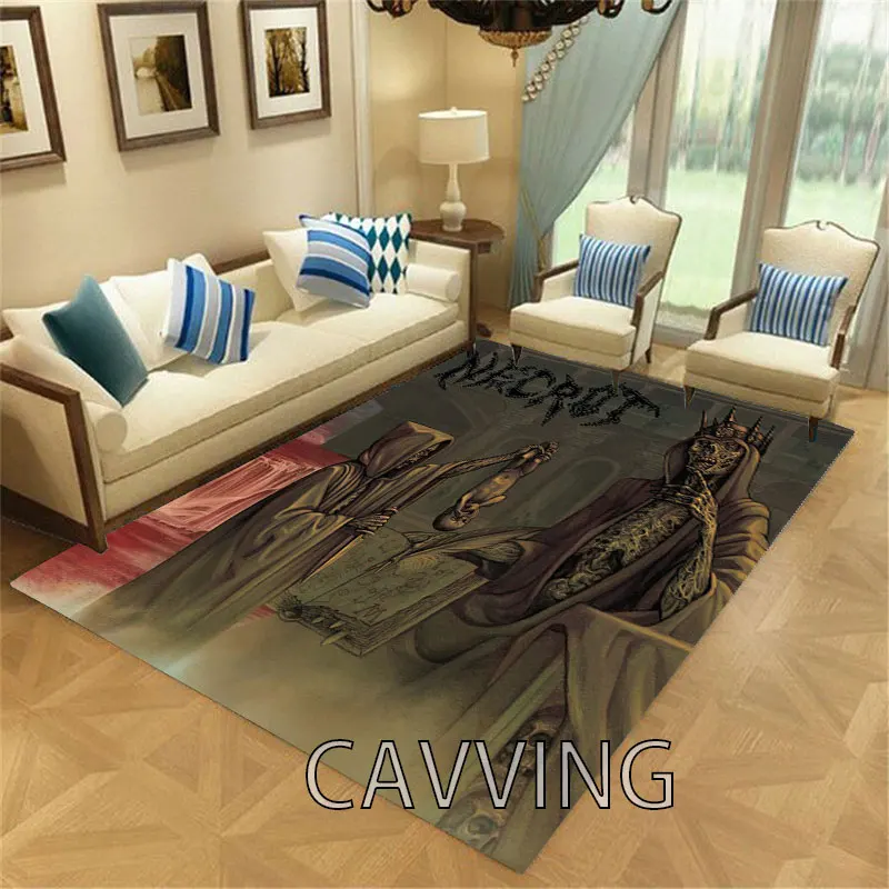 Фланелевые ковры necrotrock с 3D рисунком нескользящий большой ковер украшение для