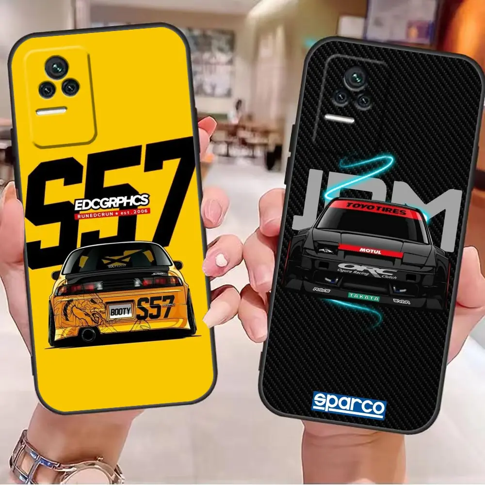 

Phone Case For Redmi K40 K30 K20 12C 10 10C 9T 9C 9A 9 8A 8 7A 7 6A 6 5A 5 4X 4A Pro Plus 5G Capa Janpan JDM Drift Sports Car