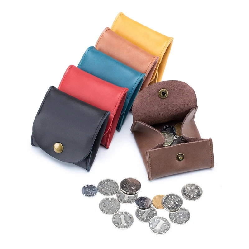 

PU Leather Coin Purse Earbuds Earphone Holder Pouch Small Wallet Gift for Women Men Drop Shipping