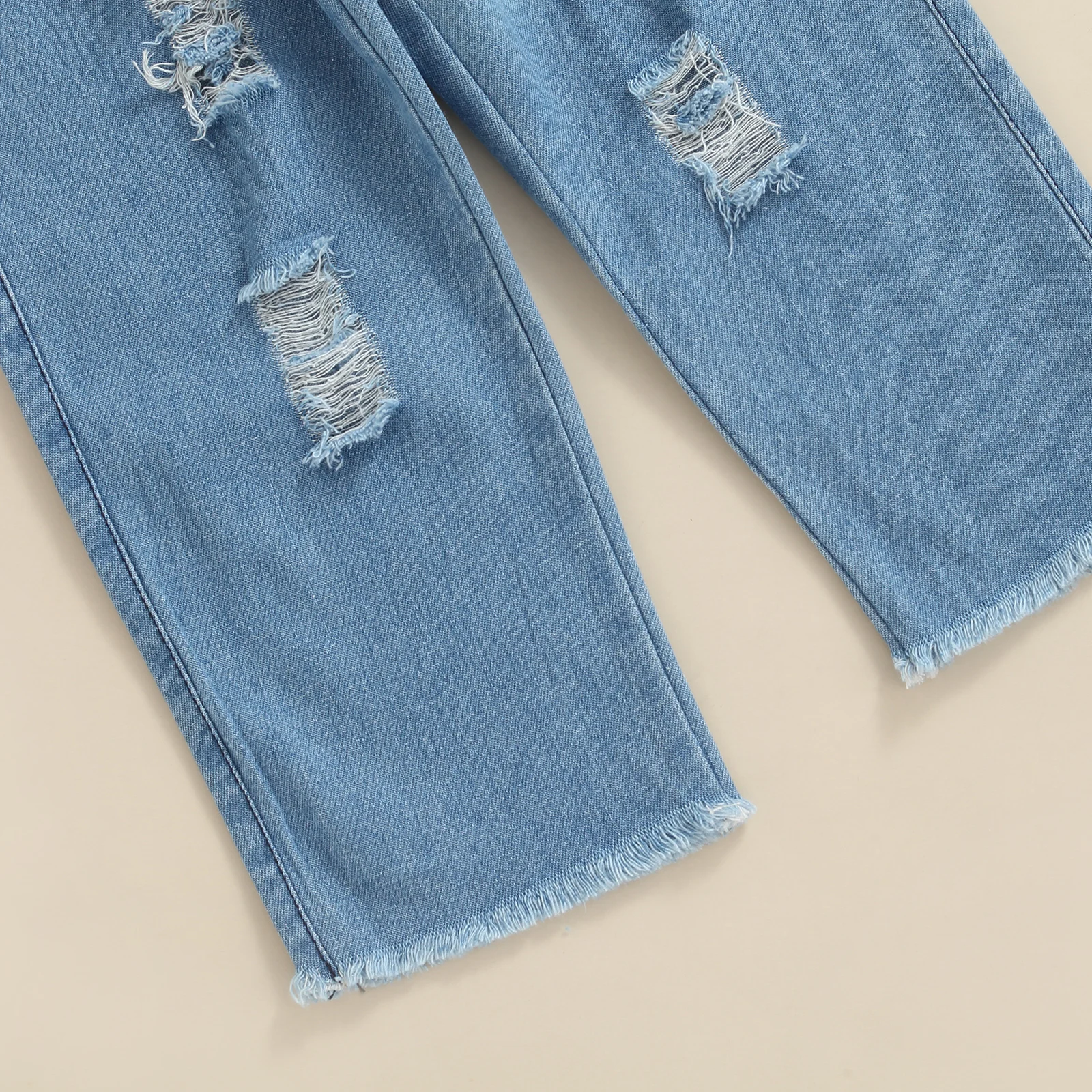 Летняя джинсовая одежда для девочек с открытыми плечами и коротким рукавом |