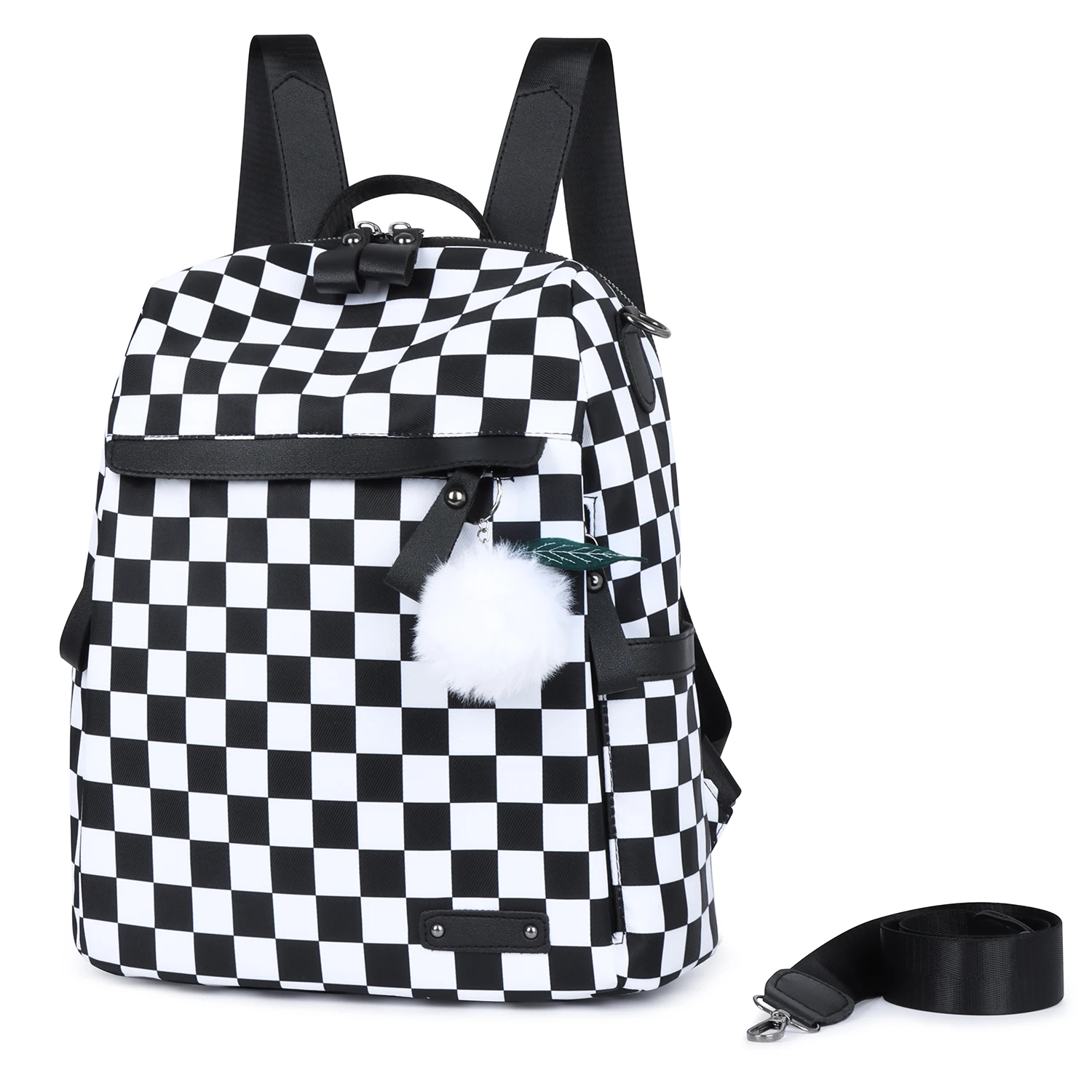 

Fashion Houndstooth Oxford Backpack Big Capacity Multi-function Outdoor Travel Backpacks Shoulder Bag School Bag Mochila Escolar