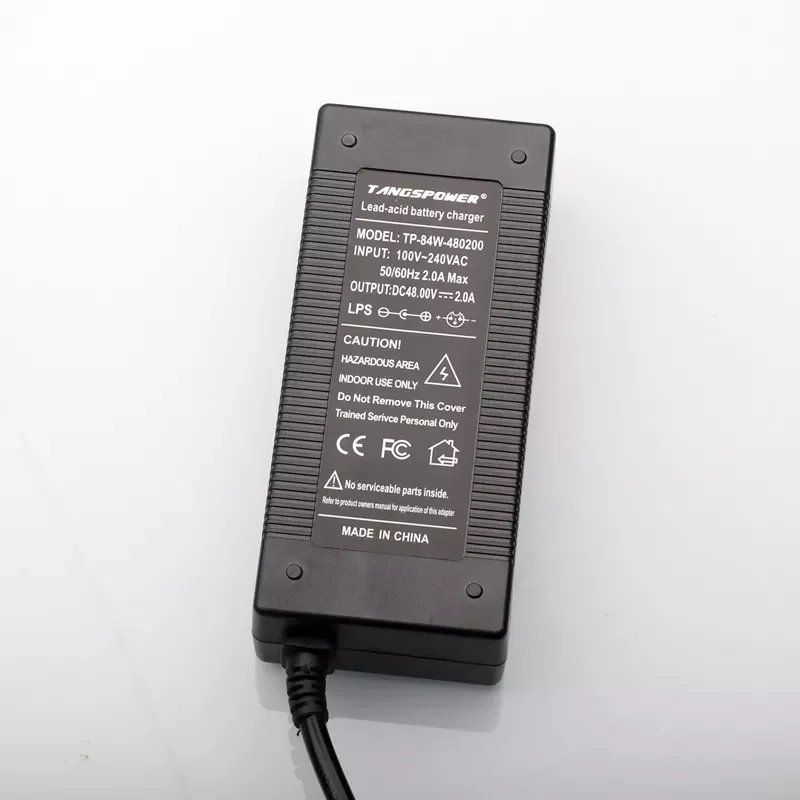 

2023TANGSPOWER 48V 2A electric bike lead acid battery charger for 57.6V Lead-acid Battery e-bike Scooters Motorcycle Chargersola