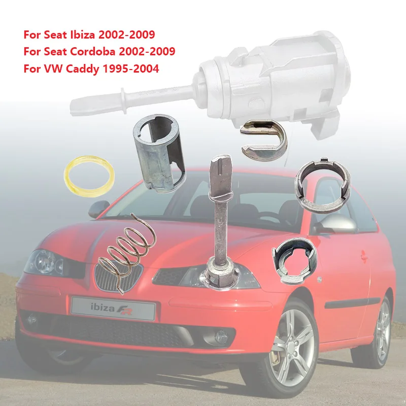 Комплект для ремонта дверного замка цилиндра SEAT IBIZA CORDOBA VW CADDY 6L3837167B/168B |
