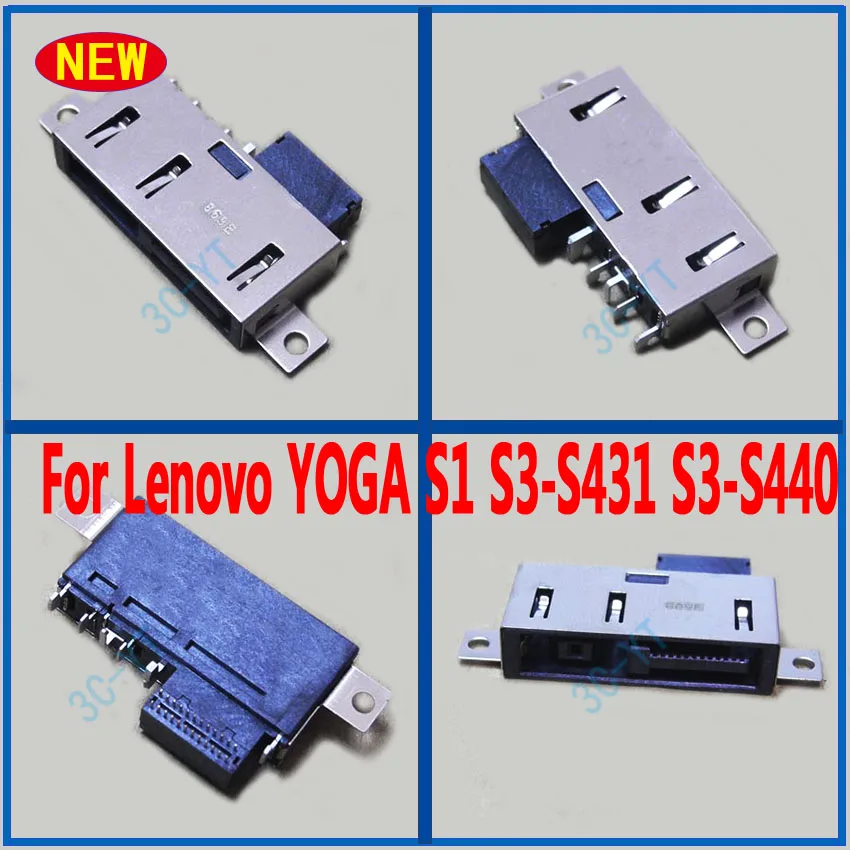 1PCS NEW Motherboard Interface For Lenovo YOGA S1 S3-S431 S440 S5-S531 S540 Type-C DC Power Jack Charging Port Socket Plug