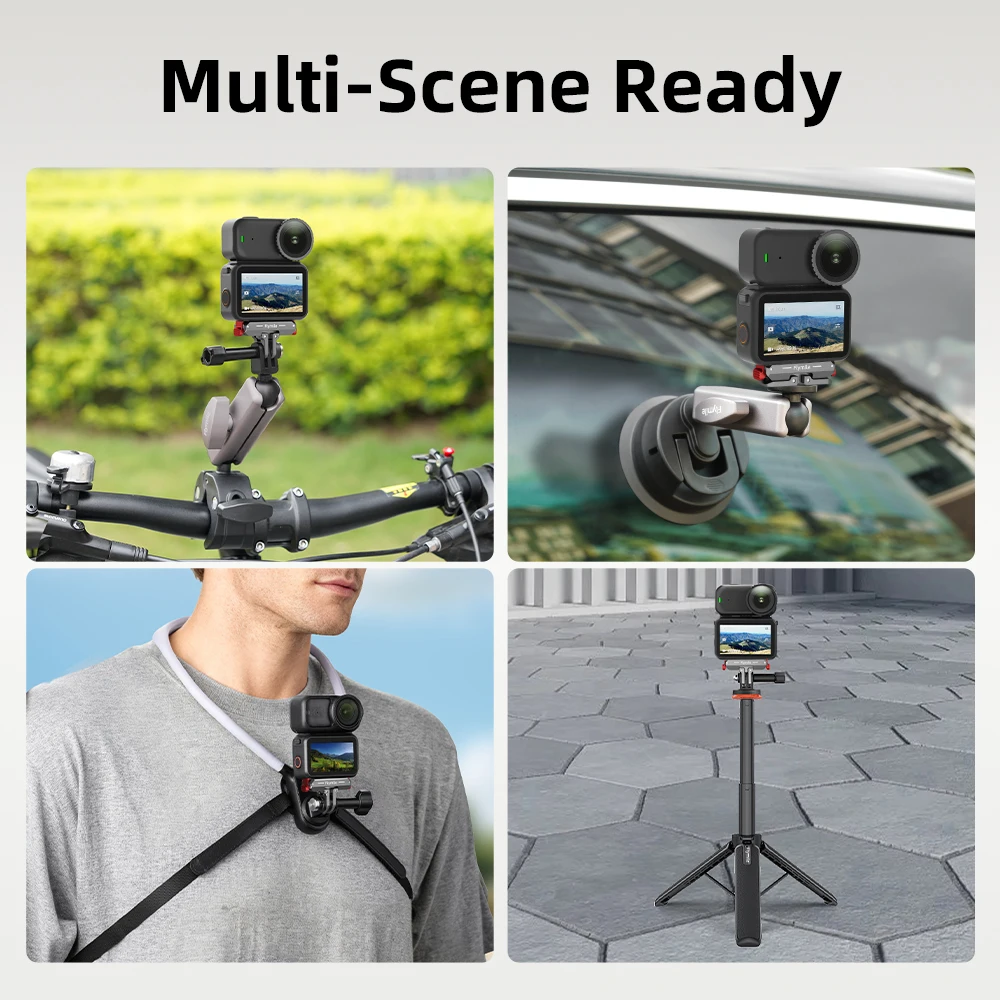 Магнитное быстросъемное крепление из алюминиевого сплава Flymile для DJI Osmo NanoAction 6, основание адаптера, удлинительный кронштейн, наноаксессуары (art.: 3920d352d2b60) - 3920d352d2b60