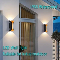 led wall lamp ip65 outdoor exterior wall aisle park villa waterproof 10w cob spotlight ac110 220v factory direct sales