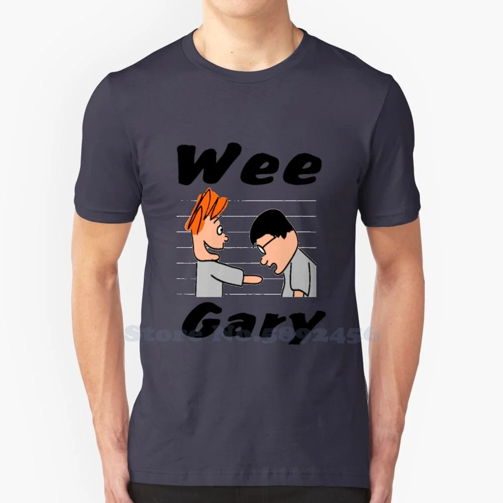 Wee Гэри игровая площадка King 100% хлопок футболка для мужчин и женщин