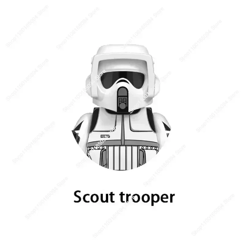 Горячие игрушки New Star Wars Darth Vader Boba Fett Ahsoka Mandalorians Rex Kylo Ren Maul Bricks obi Wan Мини-фигурки