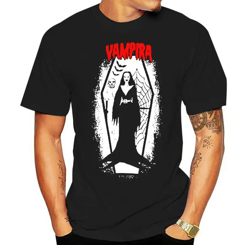 

Men Funy T-shirt Vampira (Maila Nurmi) tshirs Women T Shirt