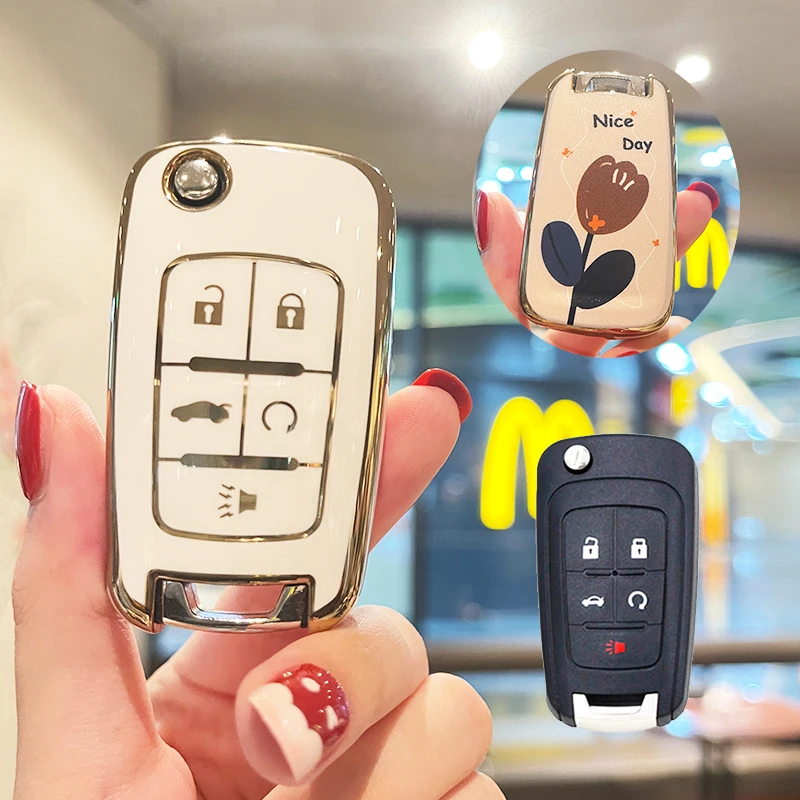 Новинка автомобильный флип-чехол из ТПУ для 2011 2012 2013 2014 2015 Chevrolet Cruze 2016 Camaro Sonic Trax 2018