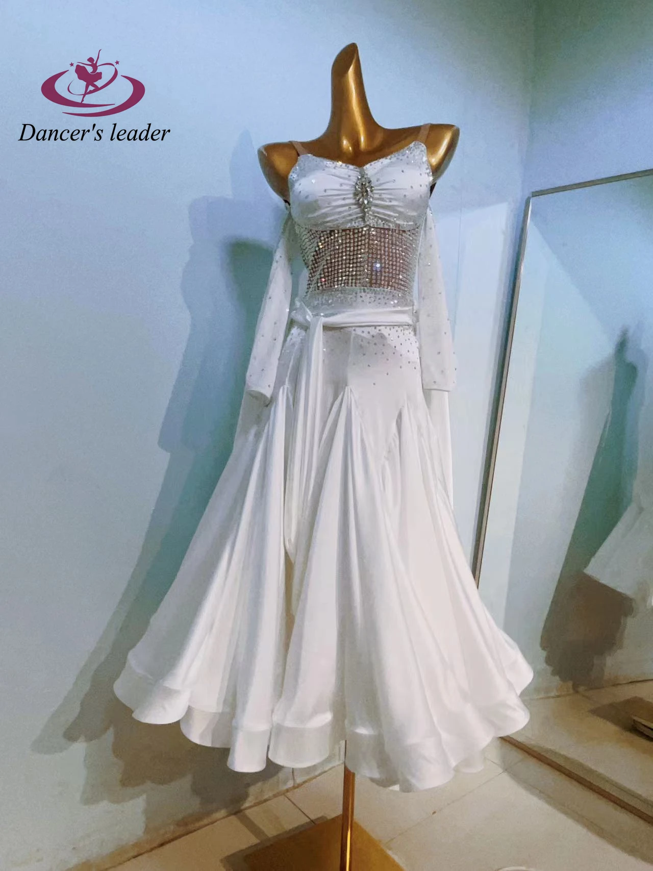 Женское высококачественное платье для соревнований по латинским танцам на заказ