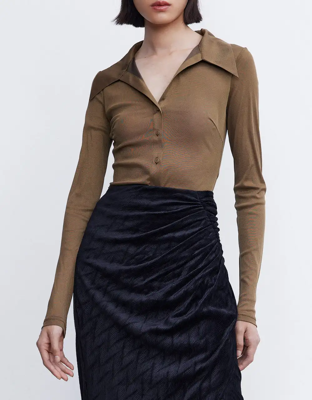 

Button Up Fitted Shirt