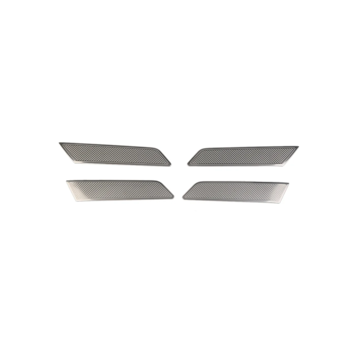 

Car Interior Door Grab Handle Cover Trim Decoration for Ford Bronco 2021 2022 2023 Accessories , Silver 4PCS