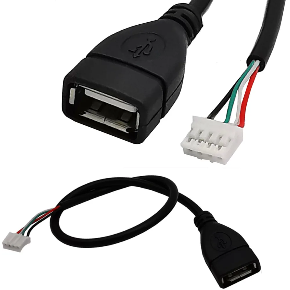 Купи USB to 4P PH2.0 cable, 4P PH2.0 Female to USB 2.0 Female/ Male Cable USB to Dupont 4 pin Data Cable 30cm за 71 рублей в магазине AliExpress