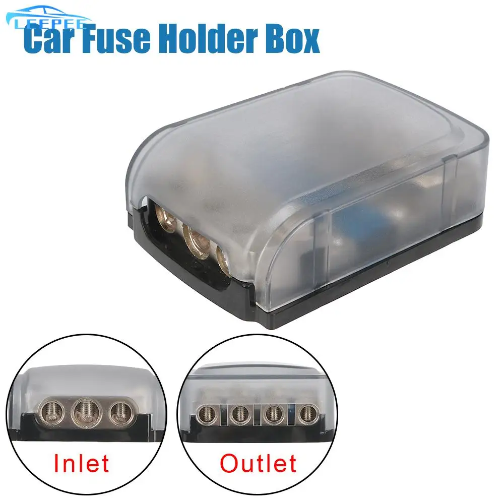 

Mini Fuse Holder Zinc Alloy Car Truck Audio Modification Fuse Box Power Distribution Block Stereo Audio Fuse Holder