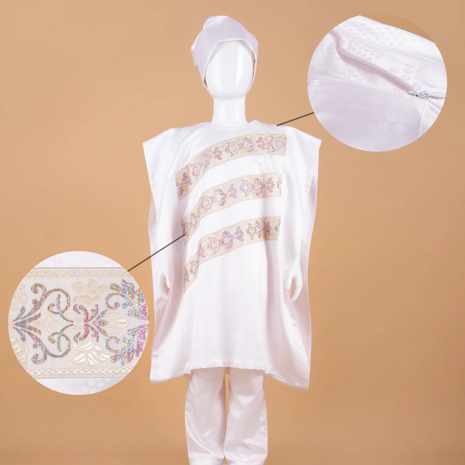 Одежда для мальчиков в африканском стиле одежда с принтом детей 3 предмета шапка +