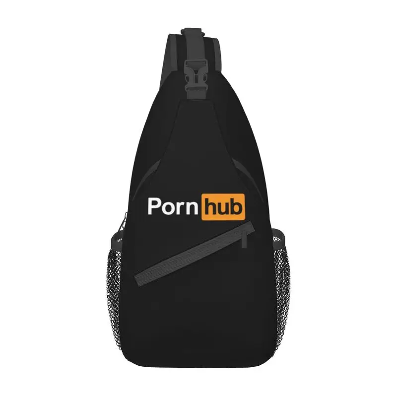 

Cool Pornhub Logo Sling Bags for Traveling Men's Chest Crossbody Backpack Shoulder Daypack