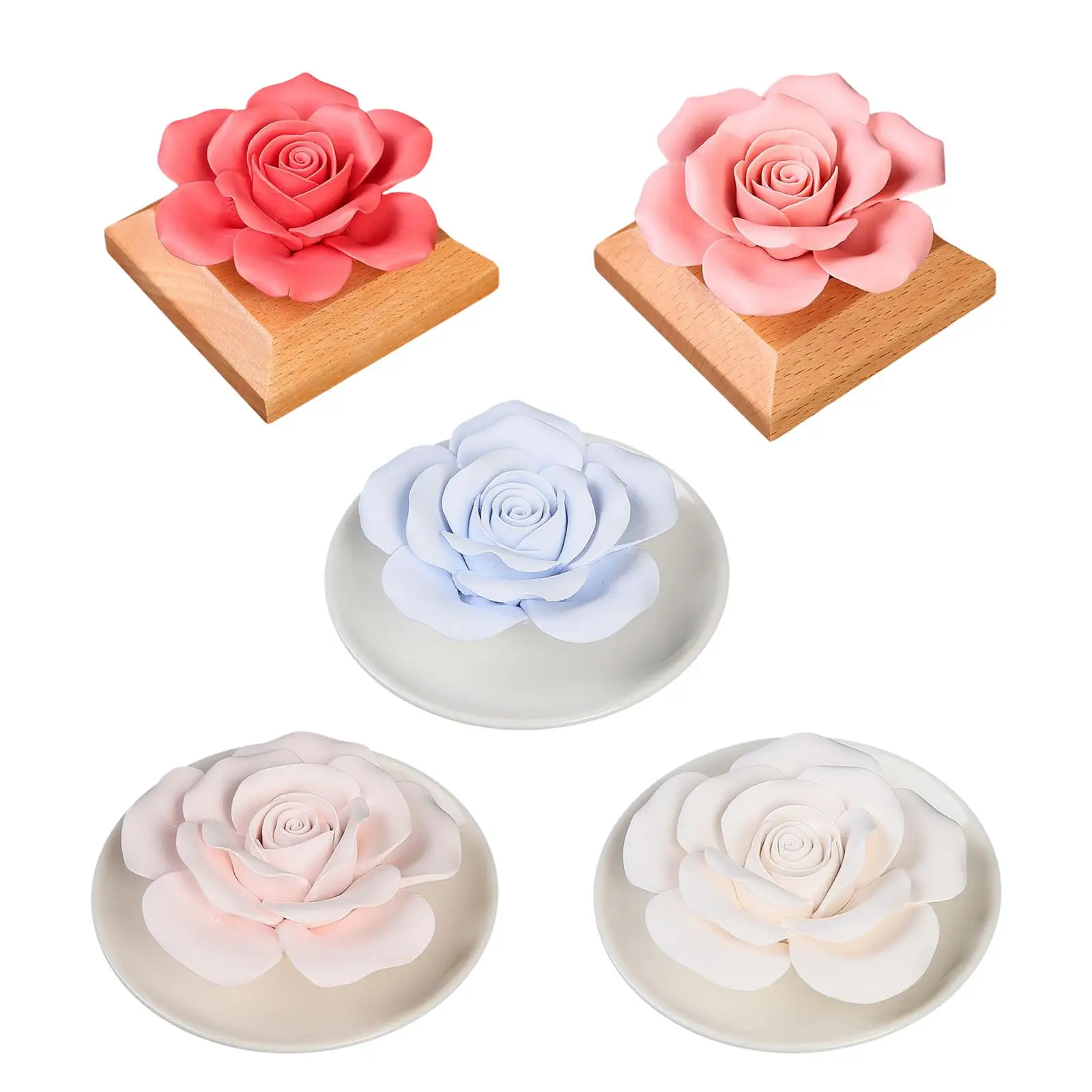 

Essential diffuser Creative Shape Wooden Base for Bedroom Desk