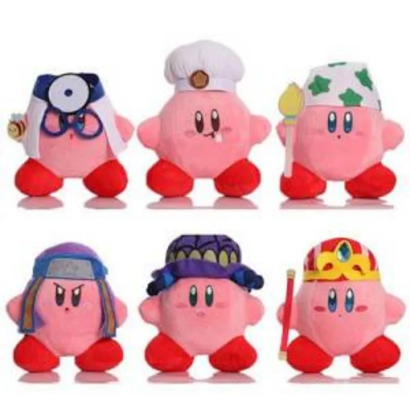 

Game Star Kirby Kawaii Plush Toy Cute Meta Knight Marx Sword Kirby Soft Stuffed Doll Peluche Girls Room Decor Christmas Gifts