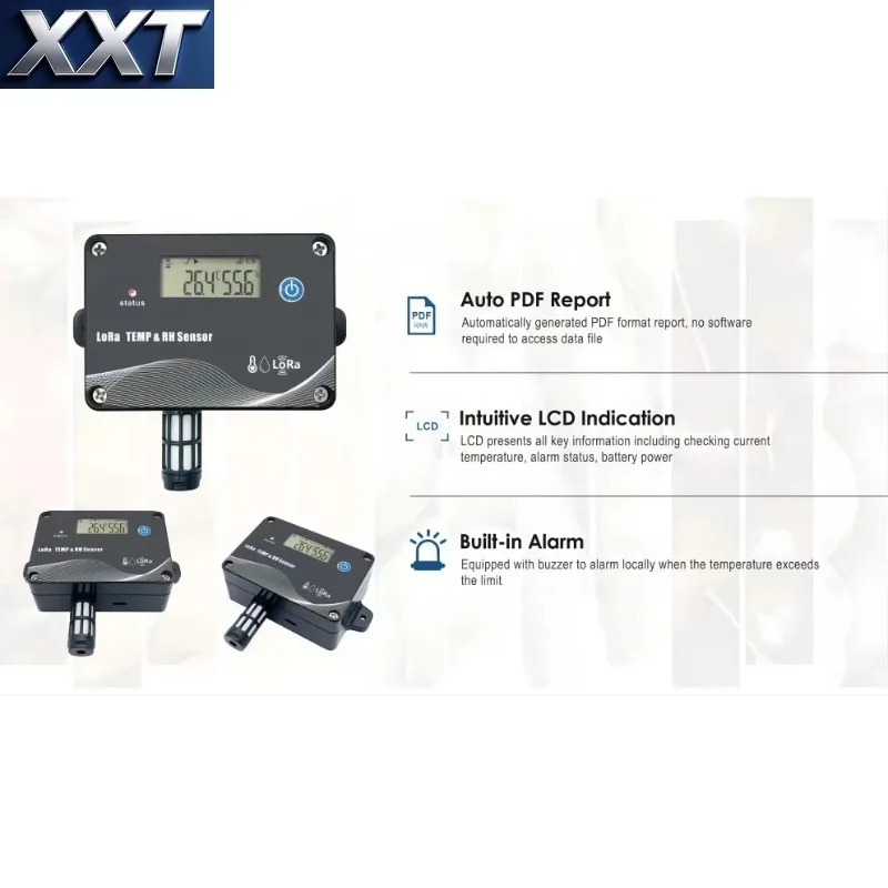 Фото Датчик температуры и влажности XXT Tzone Tag08B Lora, регистратор данных Lora, логгер данных №4