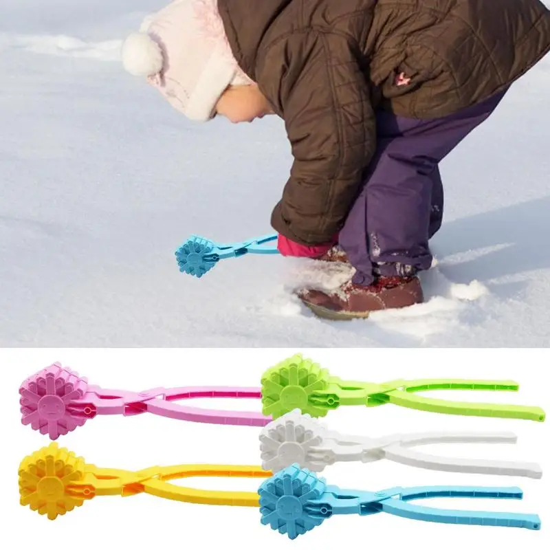 

Snow Toys For Kids Innovative Snowflake Shape Winter Snowball Maker Tool Kids Snow Toys Clip For Snow Ball Fights Christmas