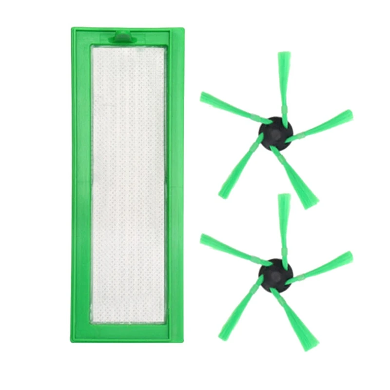 

Robot Sweeper Accessory Side Brush Hepa Filter Replacement Kit for Vorwerk VR200