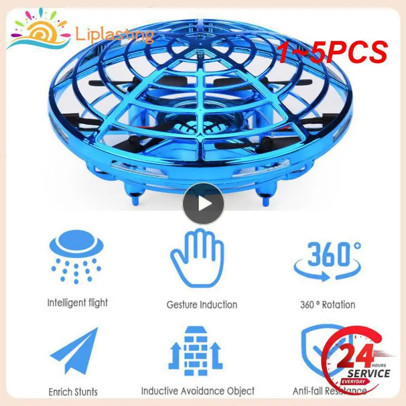 

1~5PCS new fidget finger spinner Flying spinner returning gyro Kids toy gift outdoor gaming saucer UFO Drone