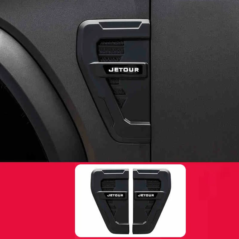 

Для Jetour Traveller T2 светящаяся доска для листьев автомобильные аксессуары светодиодная доска для листьев свет черное внешнее украшение