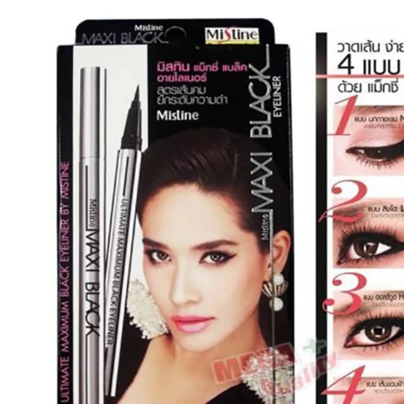 

Mistine Maxi Black Ultimate Eyeliner Sharp Extreme with Acrylamides Copolymer