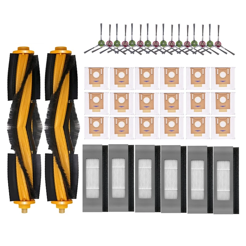 

For ECOVACS Deebot T9 AIVI T8 AIVI N8 Pro Series Robot Vacuum Cleaner Side Main Brush Dust Bags HEPA Filter Parts High Guality