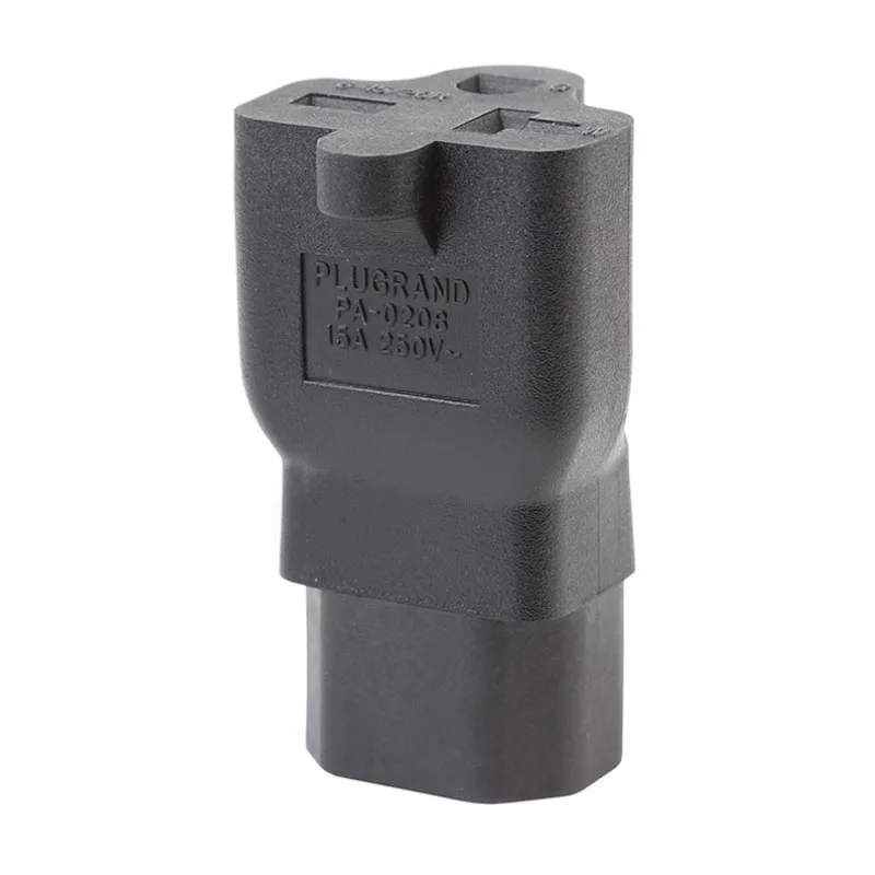Черный разъем питания 15A/20A 250V US 6-15R 6-20R к серверу IEC320-C14 PDU конвертер розетки