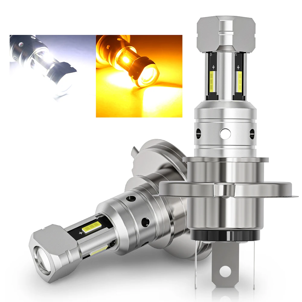 

Передсветильник фасветильник для мотоцикла BA20D H4 P15D, светодиодный светильник фара высокой мощности для автомобиля, противотуманной фары ATV ...