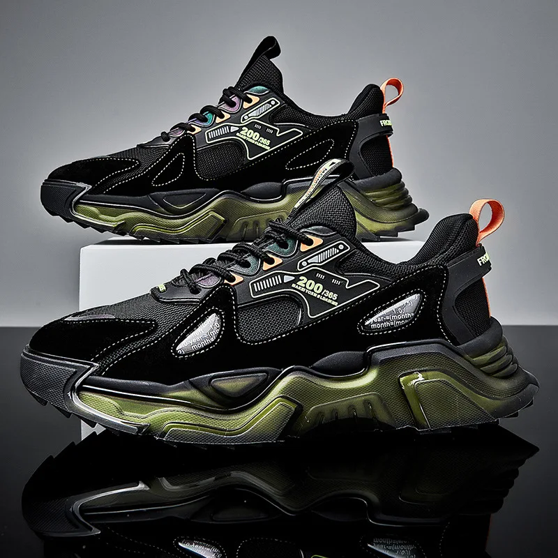 High-quality Male Running Shoes Breathable Jogging Sport Shoes Gym Designer Walking Zapatillas Hombre Spring 2022 Men Sneakers