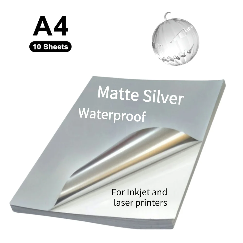 

Прозрачные виниловые наклейки А4, 10 листов