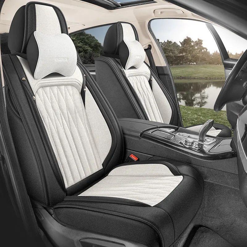 Чехол на автомобильное сиденье для Volkswagen Jetta Mk6 Tiguan 2019 Golf Mk2 Touareg 7x5 Polo Sedan Honda Civic Fit Crv