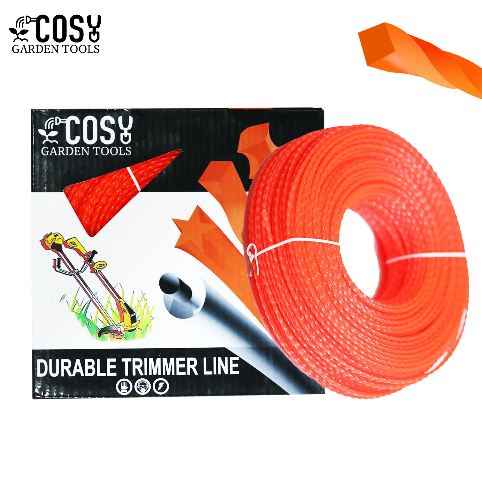 2 4/2 7/3 0 мм 1 фунт нейлоновая спиральная ирригационная косилка ножничная головка