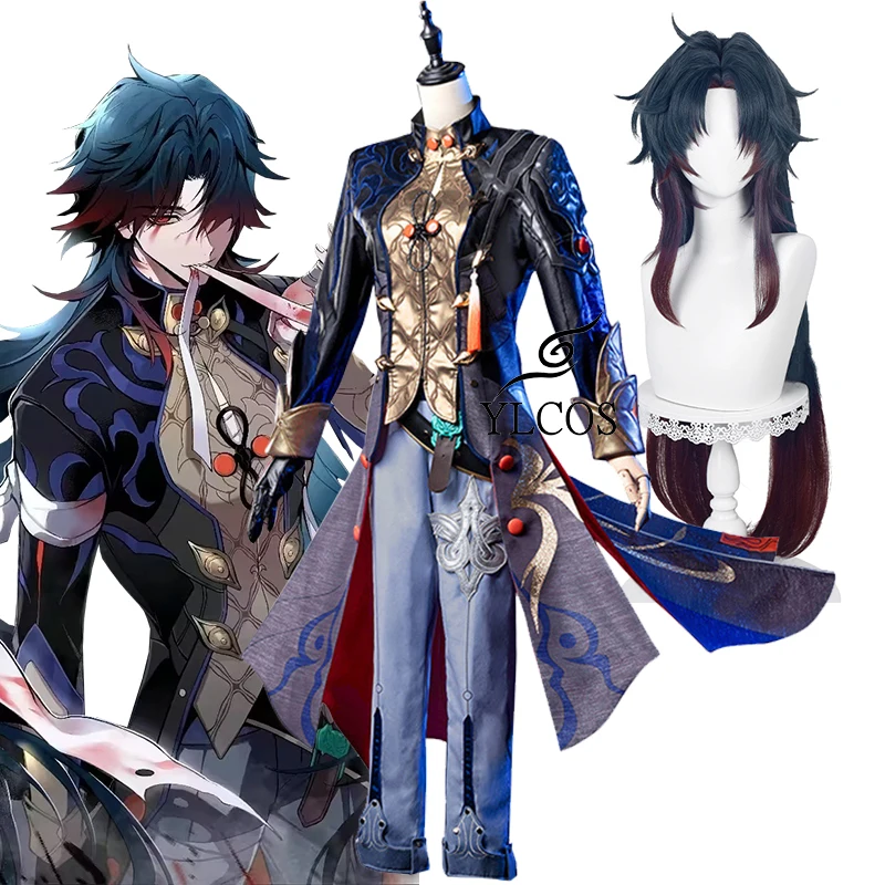 

Костюм для косплея из аниме «Игра хонкай», костюмы на Хэллоуин с лезвием и звездами, для мужчин, женщин и девочек