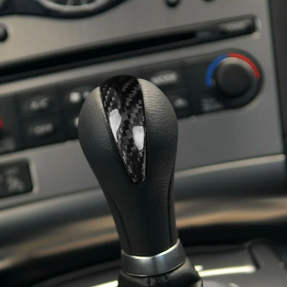 

Universal Carbon Fiber Car Gear Shift Knob Cover For Infiniti G37 FX35 Q40 QX70 QX50 2011-2015 Interior Accessories Gear Sticker