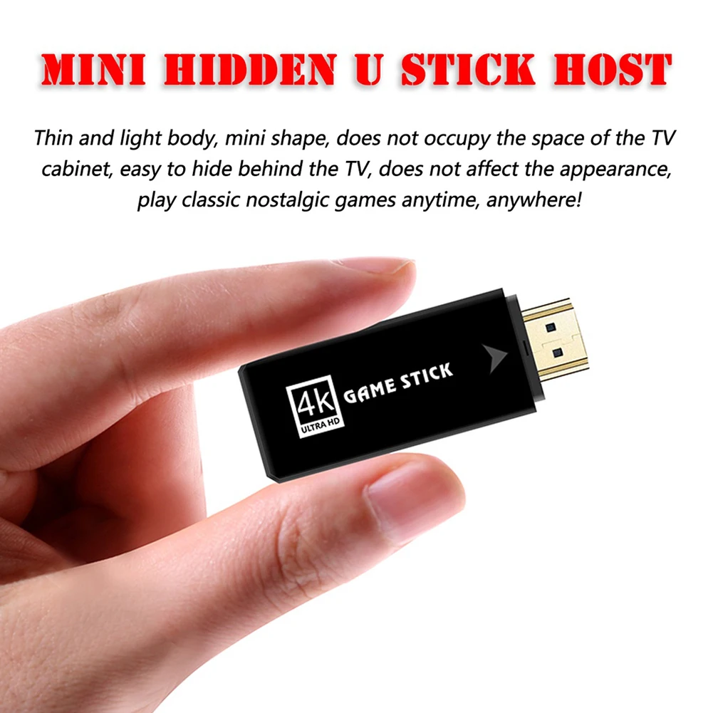 Игровая консоль в стиле ретро 4 ГБ/32 ГБ встроенная 3000/10000 игра 4K 2 ГГц геймпад