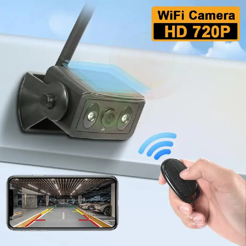 Беспроводная резервная камера постоянного тока 5 В солнечная Wi-Fi - магнитная