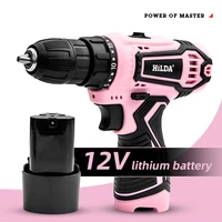 electric screwdriver cordless drill mini wireless power driver 12v lithium ion battery drill driver set repairing power tools
