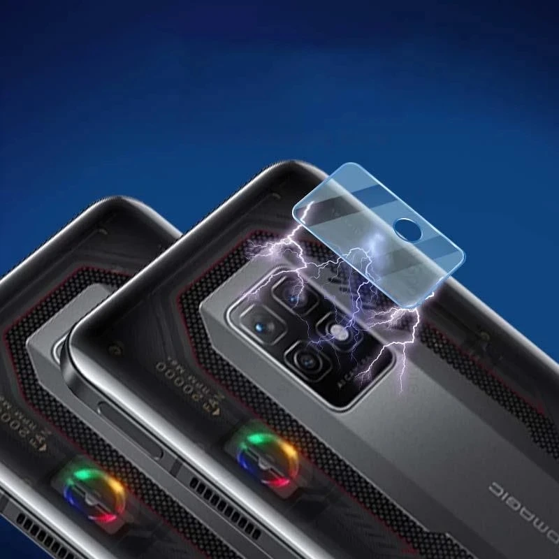 3D объектив камеры для ZTE Axon 40 ультра Закаленное стекло Защитная крышка Nubia RedMagic Red