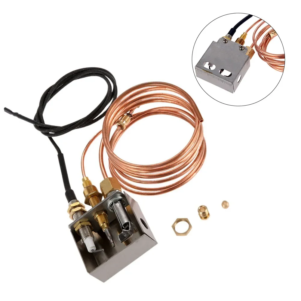 Фото Идеально подходит для наружного использования, длина 900 мм, с плоской клеммой 2,8*0,5 мм, комплект газового зажигания, полный блок зажигания №3